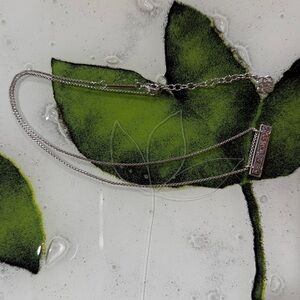 Kendra Scott Silver Necklace with Purple Accents